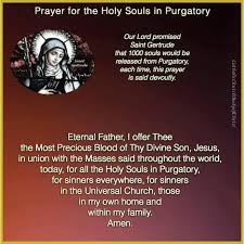 Prayer For The Holy Souls In Purgatory Prayers For Hope Novena Prayers Catholic Beliefs