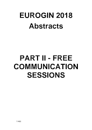 Https Www Eurogin Com Content Dam Informa Eurogin 2018 Pdf Abstratcs Part2 Pdf