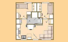 Maybe you would like to learn more about one of these? A 20 X 20 400 Sq Ft 2 Bedroom 3 4 Bath That Has It All Small House Plans House Plans Tiny House Floor Plans