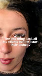 Whats the one thing I ask every single client before I start their lashes?  , It's one of the reasons my clients have great retention. It gives me  insight