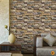 Brick walls add character to any room by serving as a focal point or providing a backdrop that either complements or contrasts the room's other design elements. Hw 1 Meter Bricks Wall Self Adhesive Wallpaper Room Sticker Waterproof Shopee Philippines