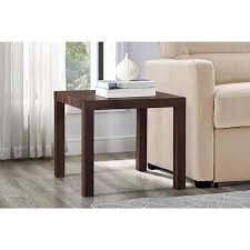 Mainstays Parsons Square End Table Multiple Colors Walmart Com Modern End Tables End Tables Coffee Table