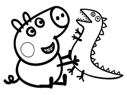 Dibujos Para Pintar Y Colorear Gratis Dibujo De Peppa Pig Peppa Pig Para Colorear Dibujos Peppa