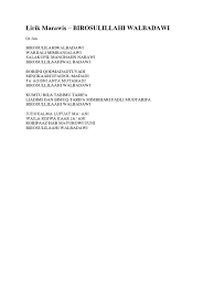 Lirik birasulillahi wal badawi download gratis lagu mp3 sholawat baca teks syair qasidah lirik birasulillahi wal badawi terlengkap dan terbaru di sholawatku.com ( 5.0 ) baca teks syair qasidah lirik birasulillahi wal badawi Bi Rasulillah