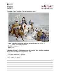 Use This Quick Free History Assessment Of Thinking Hat To Measure Students Ability To Source A Document S Battle Of Trenton Study Fun Washington Crossing
