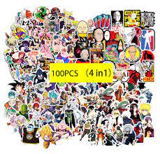 Pop stickers anime boy journal stickers sticker design anime stickers cute drawings anime snapchat anime. Kilmila Anime Stickers 100pcs Random Anime Vinyl Sticker Cartoon Stickers For Laptop Water Bottle Bike Car Motorcycle Bumper Graffiti Cool Animals Monsters Decals Best Gift For Kids Children Buy Online In Angola