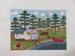 Posted on december 31, 2020 by cross in patterns and tagged cross, stitch. Sewing Fiber Camper At Night Pdf Cross Stitch Pattern Boho Craft Supplies Tools
