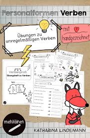 Personalformen Des Verbs Unregelmassige Verben Unterrichtsmaterial In Den Fachern Daz Daf Deutsch In 2020 Unregelmassige Verben Verben Unterrichtsmaterial