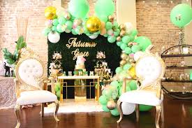 Kara S Party Ideas Glamorous Gold Safari Baby Shower Kara S Party Ideas