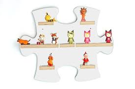Regal Puzzle Weiss Passend Fur Tonies Tonies Figuren Puzzleteil Grun Und Grau