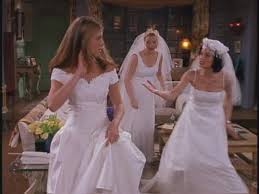 Image Of Ladies Of Friends 4x20 Tow All The Wedding Dresses For Fans Of The Girls Of Friends Green Wedding Dresses Friend Wedding Wedding Dresses
