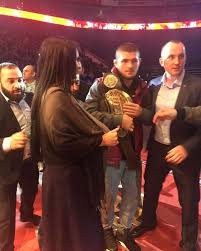 Khabib abdulmanapovich nurmagomedov was born to an avar family on 20 september 1988, in the village of sildi in the tsumadinsky district of the dagestan assr, an autonomous republic within the russian sfsr, soviet union. Khabib Nurmagomedov Wife Patimat Nurmagomedova Khabib Nurmagomedov Ciktigi 29 Macin Tamamini Kazandi