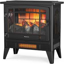 Electric fireplace heater 20 freestanding fireplace stove portable space heater with thermostat for home office realistic log flame effect 1500w csa approved safety 20 wx17 hx10 d,black. Turbro Suburbs Ts25 Electric Fireplace Infrared Space Heater With Adjustable Flame Effects Timer Remote Control 707 98 125a The Home Depot