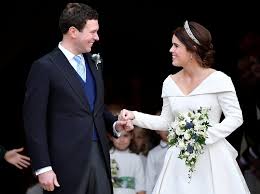 Princess eugenie of york is a member of the british royal family. Princess Eugenie Wedding In Pictures Splendid Hats And Gusts Of Wind Bbc News