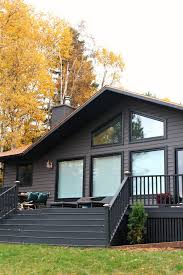 Modern Diy Vertical Slatted Deck Skirting Sponsored By The Home Depot Canada Dans Le Lakehouse Lake Houses Exterior Diy Deck Image House