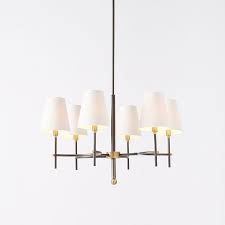 Arc Mid Century Chandelier 6 Light West Elm Mid Century Chandelier Lights Over Dining Table Living Room Light Fixtures