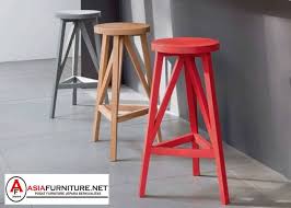 Gambar kursi bar dari kayu. Kursi Bar Kayu Unik Warna Warni Asia Furniture Jepara