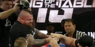 Highlights! Strongman Eddie Hall fizzles out in arm wrestling debut