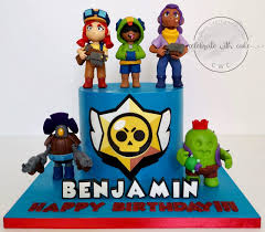 But here at oh my party studio, we. Celebrate With Cake Brawl Stars Themed Single Tier