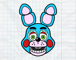 To do this, you just need to select the images you like, and then download or print it on a printer. Colored Page Bonnie Toy Face From Five Nights At Freddy S Painted By User Not Registered