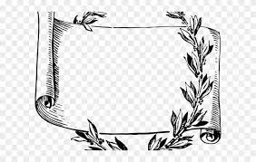 Download microsoft publisher borders and use any clip art,coloring,png graphics in your website, document or presentation. Scroll Clipart Flower Black And White Scroll Png Download 4078469 Pinclipart