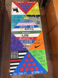 The trendy thing however, is to design your own beer pong table. Custom Beer Pong Tables Hmu If You Want One Will Ship Shipping Will Be Included In The Price Beerpong