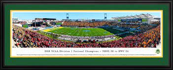 2019 Ncaa Fcs Football Championship Panoramic Poster North Dakota State Vs Eastern Washington Panoramic Panoramic Print Picture Wire