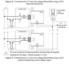 How wire a white rodgers room thermostat white rodgers. Multiple Baseboard Relays One Thermostat Electrician Talk