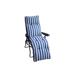 Buy Argos Home Metal Sun Lounger Chair With Cushion Blue Garden Chairs And Sun Loungers Argos Sun Lounger Sun Lounger Chair Garden Chairs