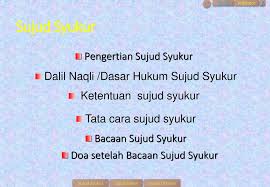Sujud syukur, itu hukumnya sunnah, yaitu sujud yang dilakukan di luar sholat karena beberapa sebab Mari Kita Berdoa Sk Kd Indikator Sujud Syukur Sujud Sahwi Ppt Download
