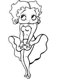 Some of the coloring page names are betty boop coloring cute 101 work click on the coloring page to open in a new window and print. Shy Betty Boop Coloring Page Free Printable Coloring Pages For Kids