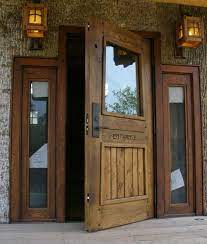 Tout cela, en remplaçant juste vos vieilles menuiseries par une baie vitrée! Porte D Entree Cottonwood Main 524 Appwood En Bois Battante Semi Vitree