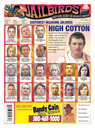 COMANCHE, CADDO, COTTON, KIOWA, TILLMAN, JACKSON, STEPHENS, GRADY - January  2020 - JAILBIRDS