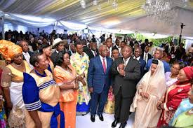 Rumble — sa president cyril ramaphosa visited the young patients at red cross children's hospital in cape town on mandela day on thursday, even going so far as to be interviewed by children on. President Ramaphosa S Son Marries In Uganda