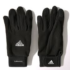 Adidas Climawarm Field Player Soccer Gloves Black White