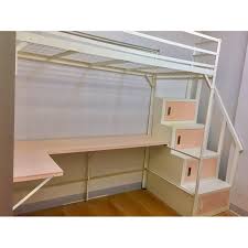 With the bed elevated, feel free to put literally anything below, like an office space, a couch, a dresser, or whatever you wish. Loft Bed With Staircase And Study Area Shopee Philippines