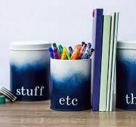 Thrift Store Upcycle: Spray Painted Tin Containers