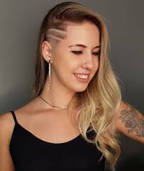 This faded undercut shows long hair styled back and to the side in the long undercut. 40 Hot Undercuts For Women That Are Calling Your Name Hair Adviser