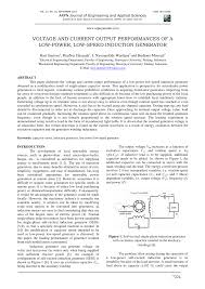 Low rpm power generator water power system manufacturers power generator set used power plant low water pressure three phase generator low pressure control 3 phase generator power transmission parts power water pump more. Pdf Voltage And Current Output Performances Of A Low Power Low Speed Induction Generator