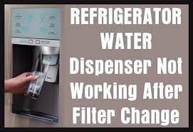 Diy appliance repairs for more savings. Refrigerator Water Dispenser Not Working After Filter Change