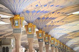 Kalau masjid quba' itu masjid nabawi. Wallpaper Payung Masjid Nabawi Hd