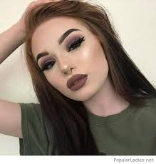 Makeup ideas for brown eyes and dark brown hair image source : Makeup For Violet Brown Hair Saubhaya Makeup