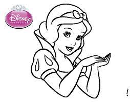 Dibujo De Blancanieves Blancanieves Primer Plano Para Colorear Dibujo De Blancanieves Blanca Nieves Para Colorear Colorear Princesas Disney