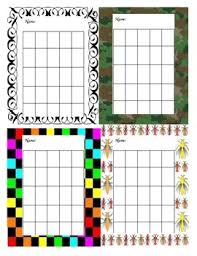 Incentive Charts For Students Worksheets Teaching