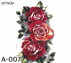 Paling Keren 17 Sketsa Tato Mawar Jual A 007 Temporary Tattoo Red Roses Tato Mawar Merah Jakarta Utara Hoeia Tokopedia Kirim De Di 2020 Mawar Tato Mawar Mawar Hitam