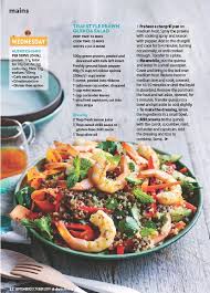 Butter, lemon and garlic make a great sauce for the prawns in this deliciously different salad. Thai Style Prawn Quinoa Salad Pressreader