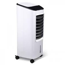The incoming air that enters the chamber is forced to be in contact with the water that is sprayed from the nozzles causing heat transfer between the humidification occurs when the temperature of the water is higher that the dew point of the air. Digital Touch Portable Ac Unit Air Conditioner Humidifier 2021 Model Launched