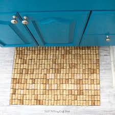 Wooden bathroom flooring is a traditional and timeless. How To Make A Diy Wine Cork Bath Mat Sustain My Craft Habit