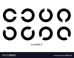 landolt rings landolt c symbol landolt rings