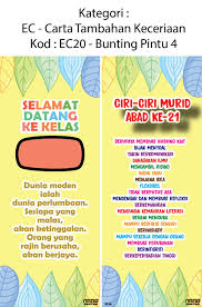 Membuat banner online menggunakan banner selamat datang begitu mudah. Ec34 2pcs Bunting Keceriaan Pintu Kelas Selamat Datang Peraturan Kelas